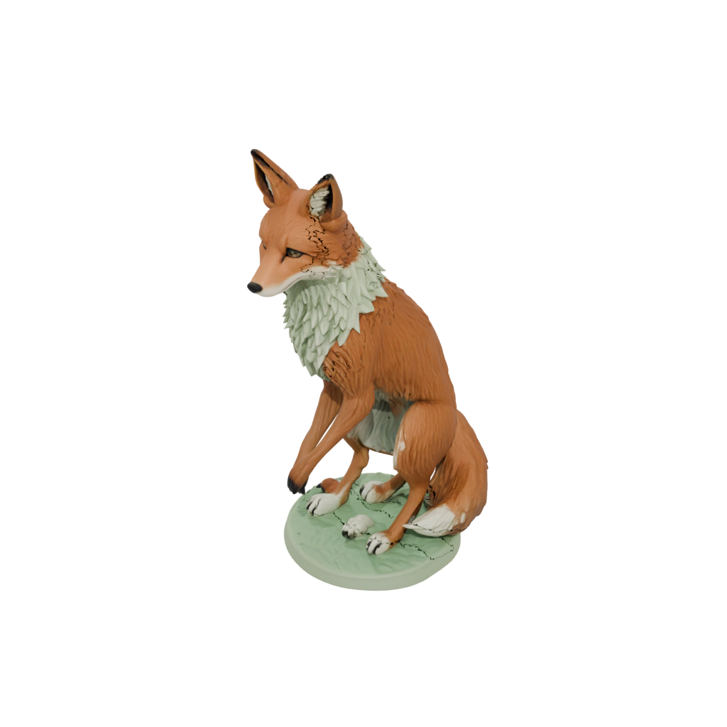 Glow Realistic Flexi Red Fox