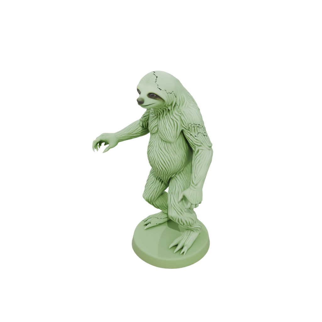 Glow Realistic Flexi Sloth