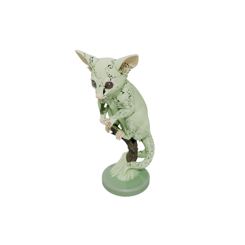 Glow Realistic Flexi Sugar Glider