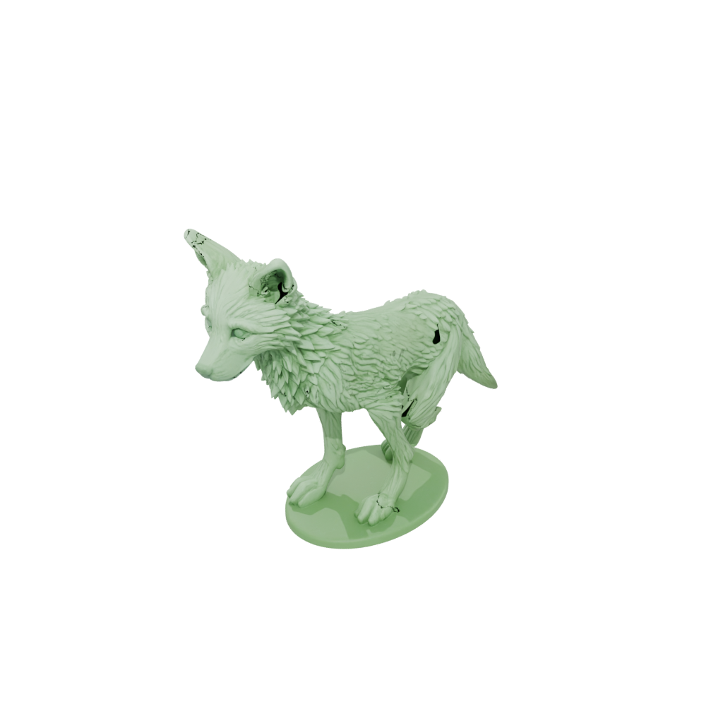 Glow Realistic Flexi Wolf Pup