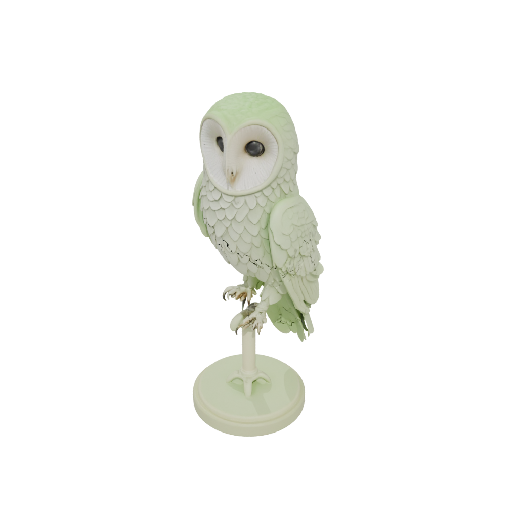 Glow Skeleton Flexi Barn Owl