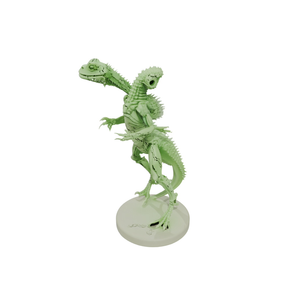 Glow Skeleton Flexi Bearded Dragon