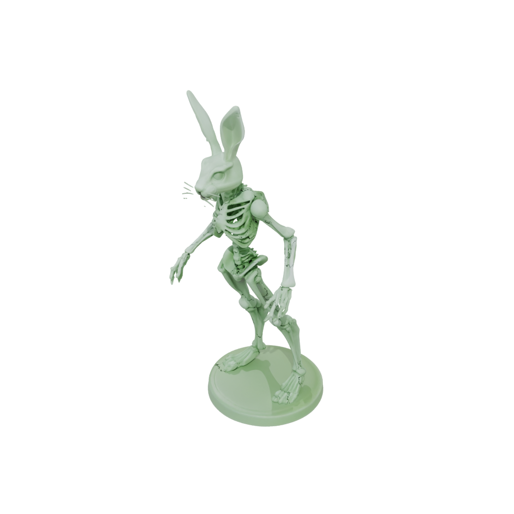 Glow Skeleton Flexi Bunny Rabbit