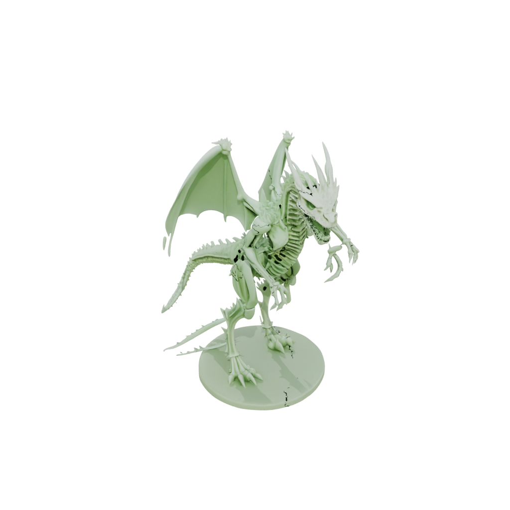 Glow Skeleton Flexi Dragon
