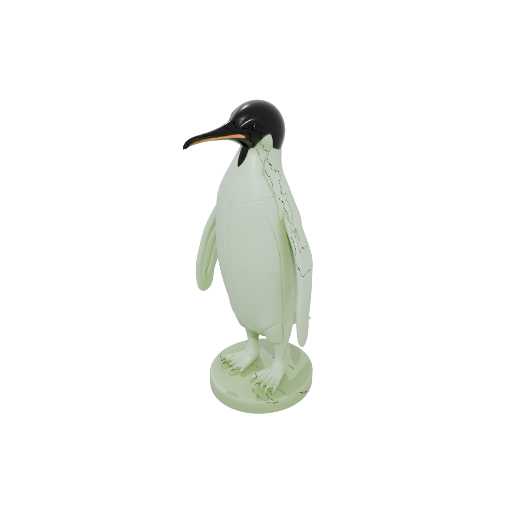 Glow Skeleton Flexi Emperor Penguin