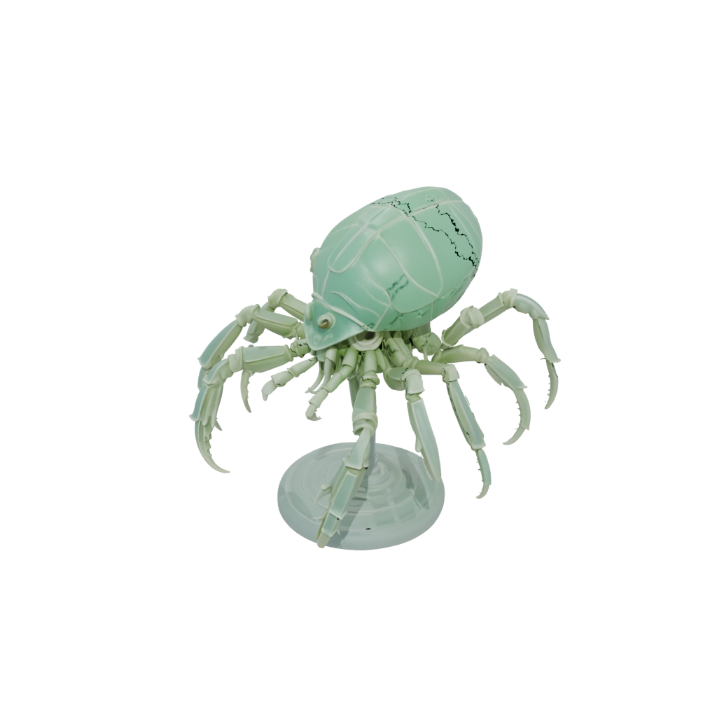 Glow Skeleton Flexi Hermit Crab
