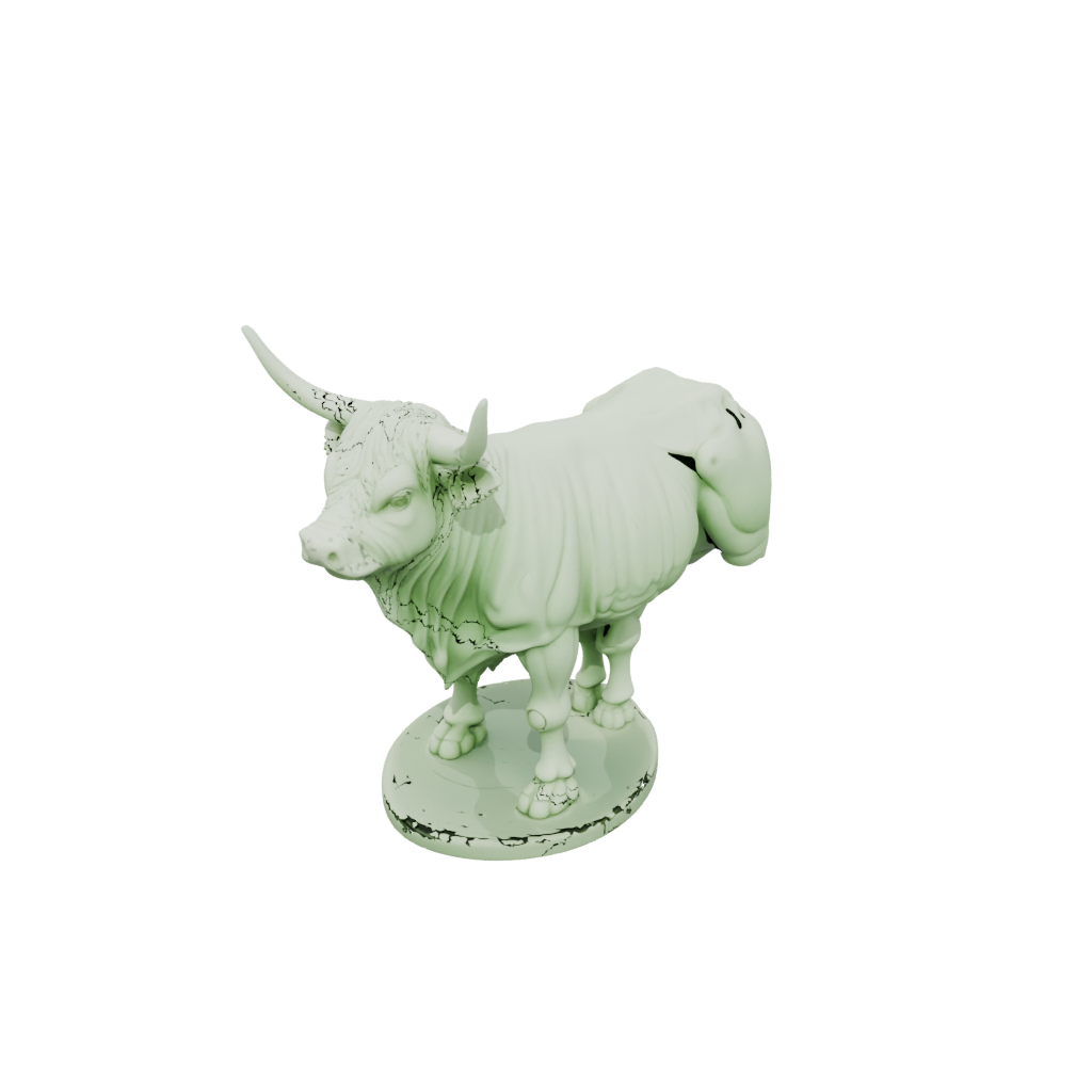 Glow Skeleton Flexi Highland Cow