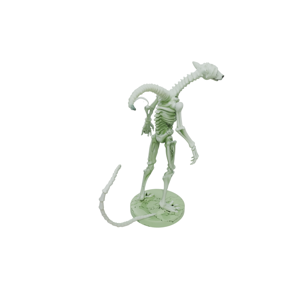 Glow Skeleton Flexi Lemur
