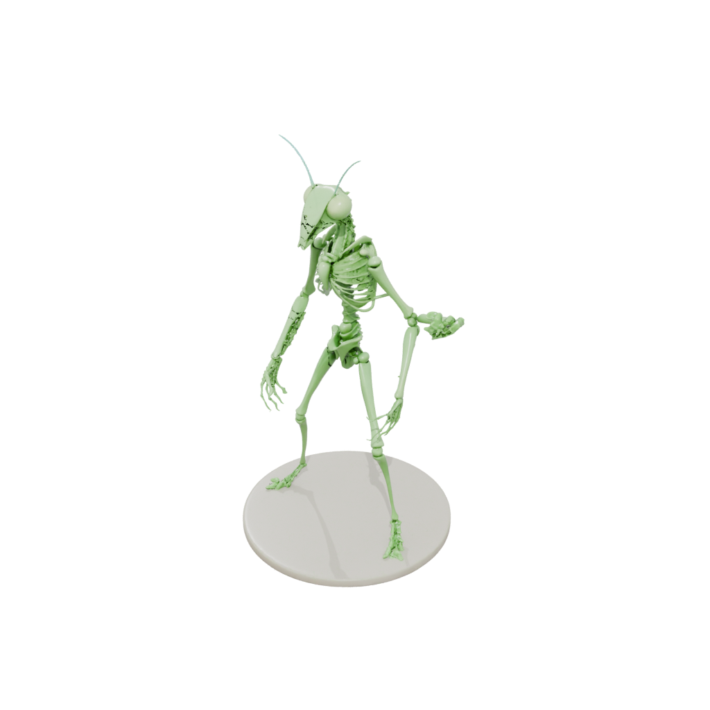 Glow Skeleton Flexi Praying Mantis