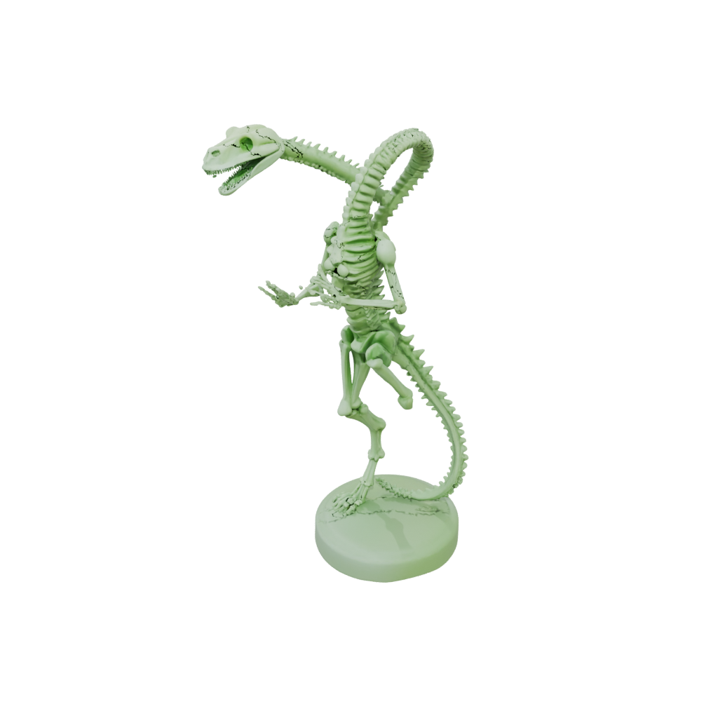 Glow Skeleton Flexi Rattlesnake