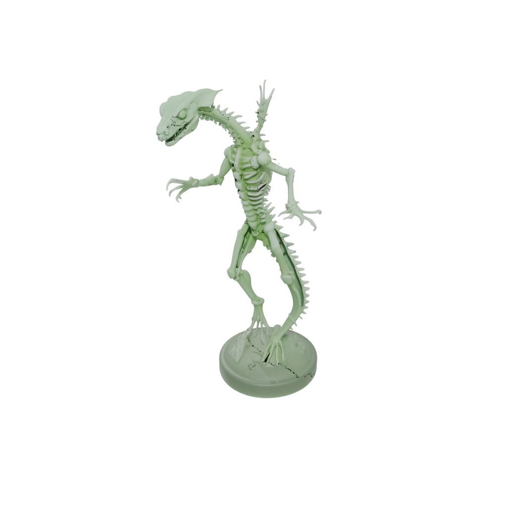 Glow Skeleton Flexi Salamander