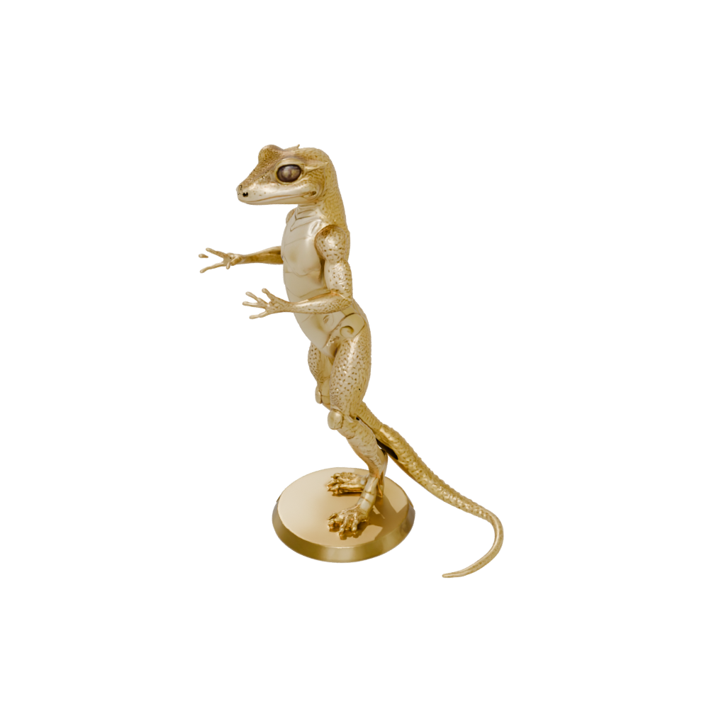 Gold Armored Flexi Gecko