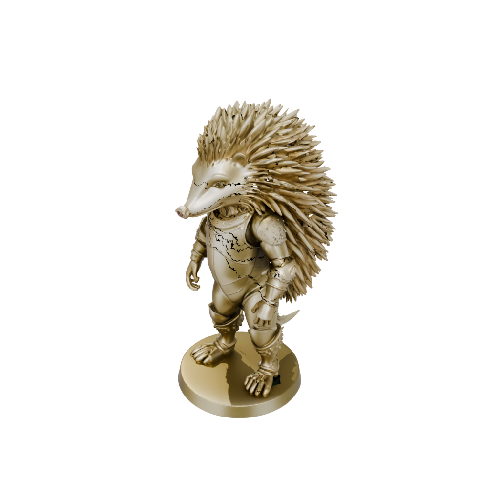 Gold Armored Flexi Hedgehog