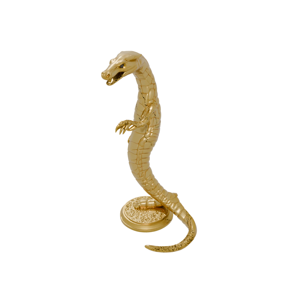 Gold Armored Flexi King Cobra