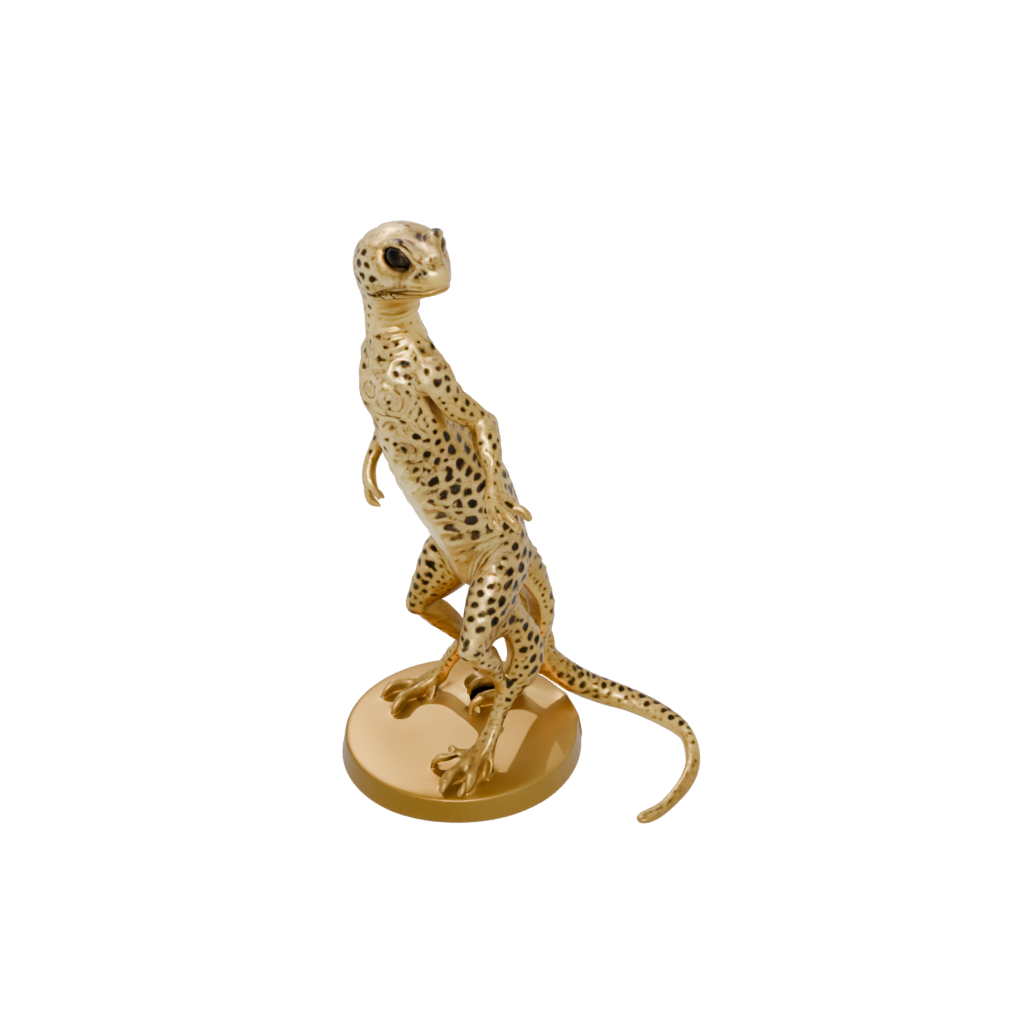 Gold Armored Flexi Leopard Gecko