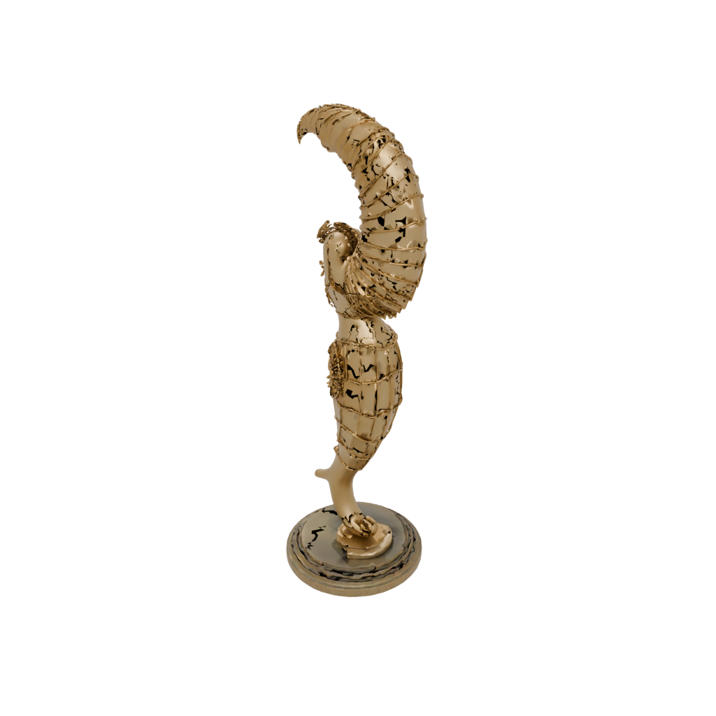 Gold Armored Flexi Nautilus