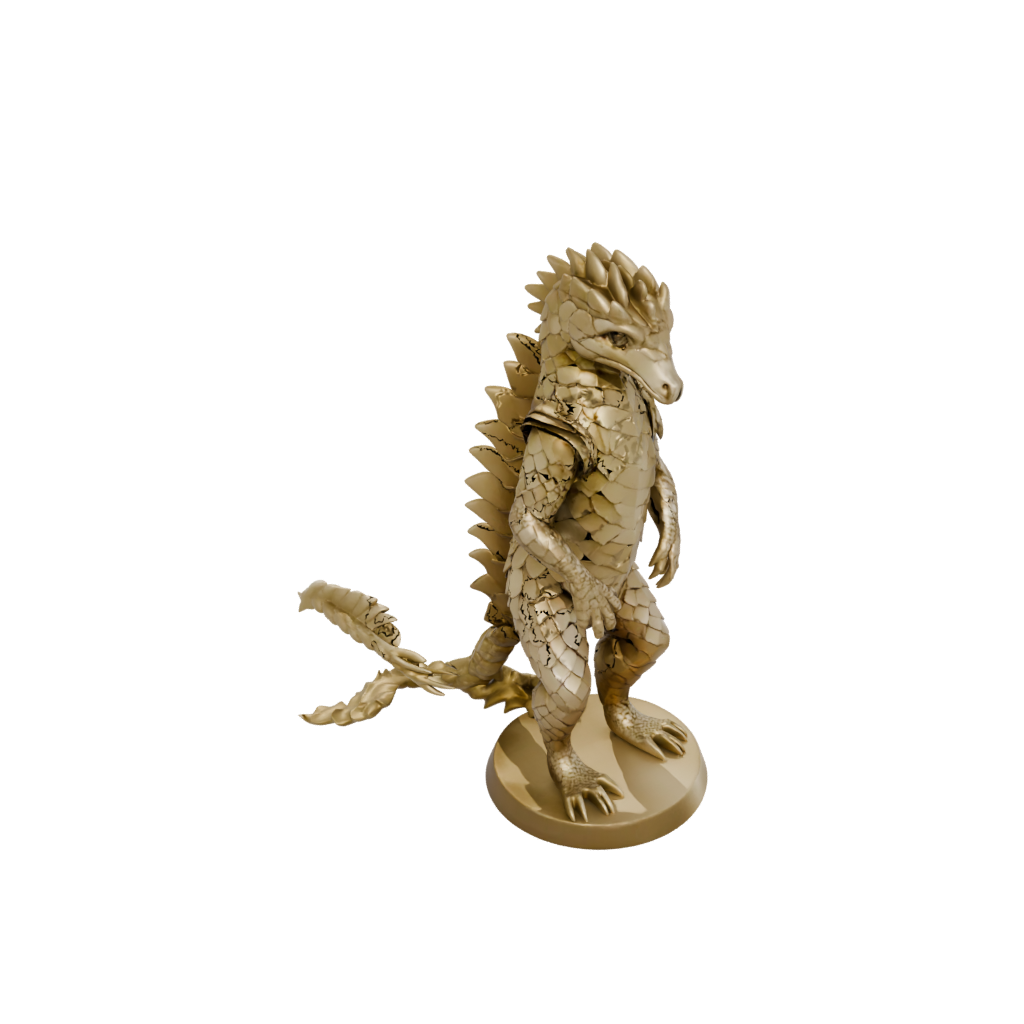 Gold Armored Flexi Pangolin