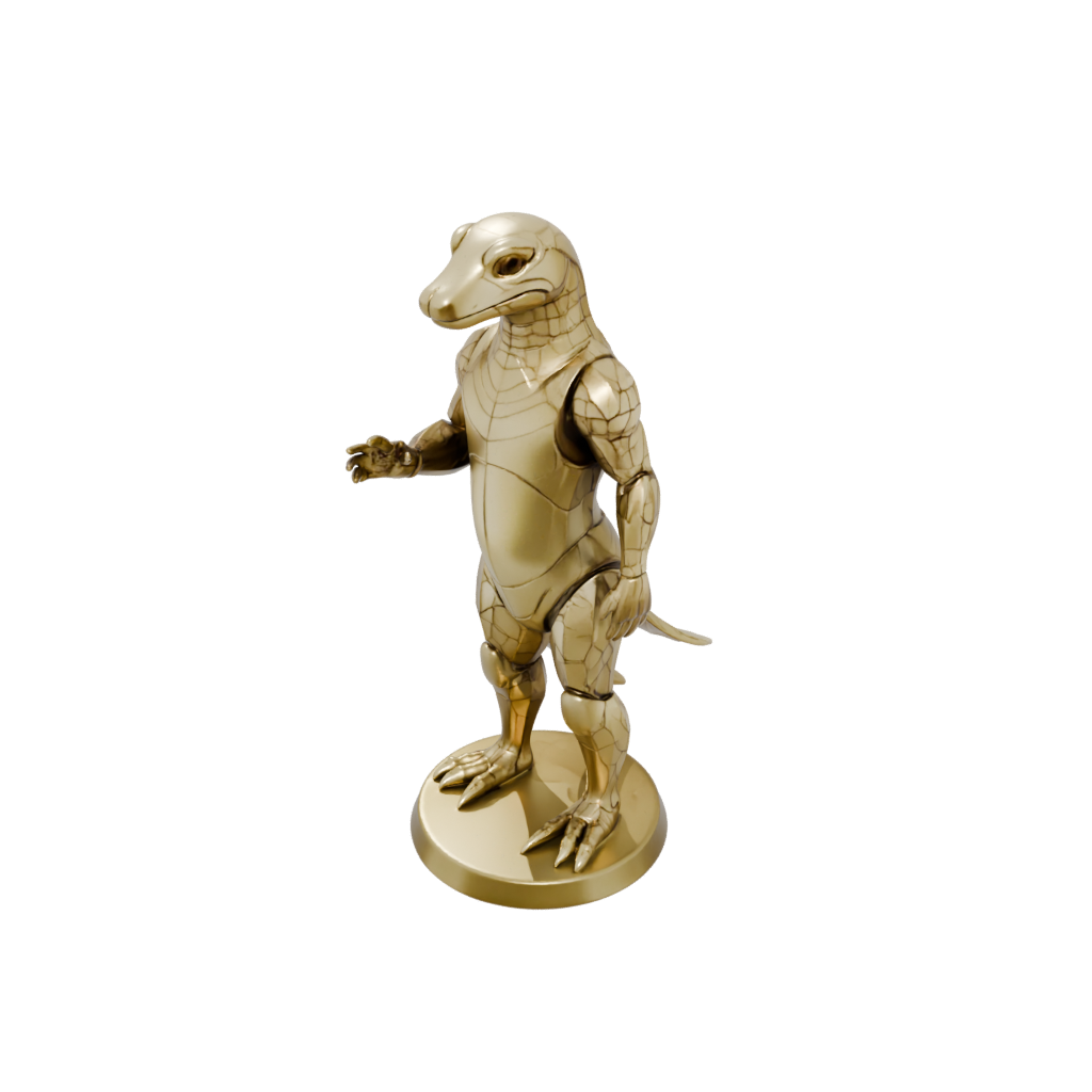 Gold Armored Flexi Platypus