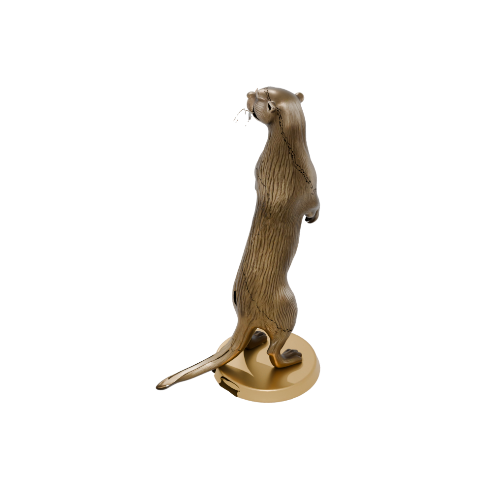 Gold Armored Flexi River Otter