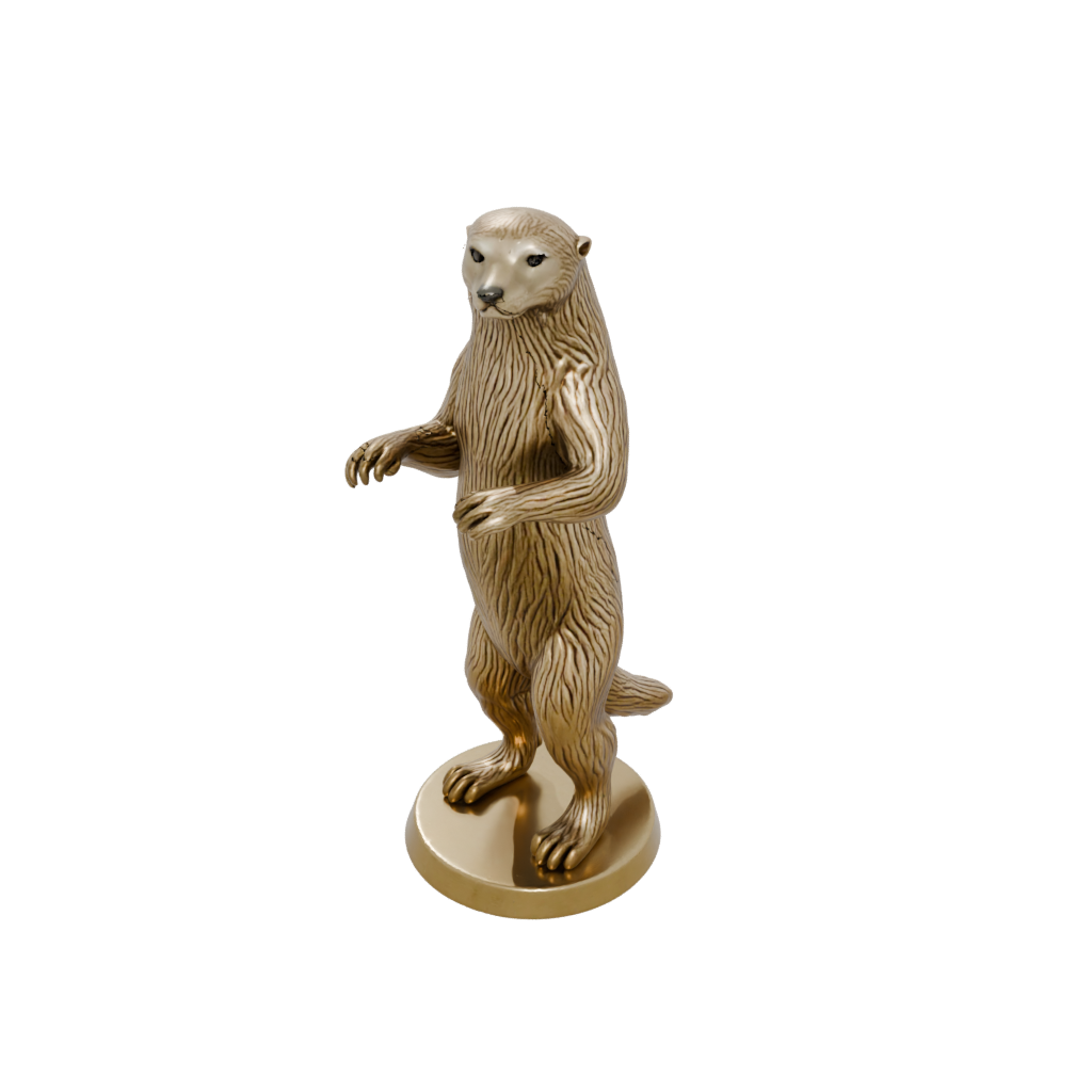 Gold Armored Flexi Sea Otter