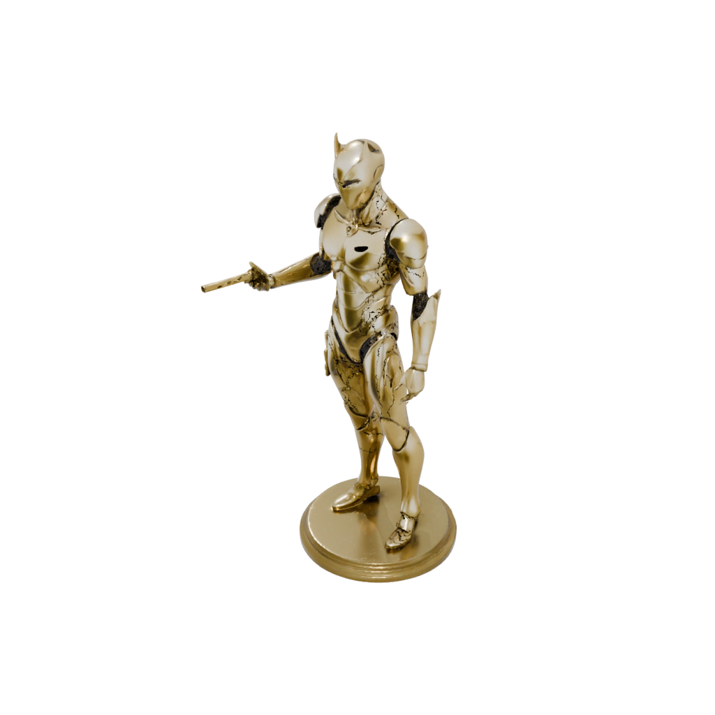 Gold Armored Flexi Stingray