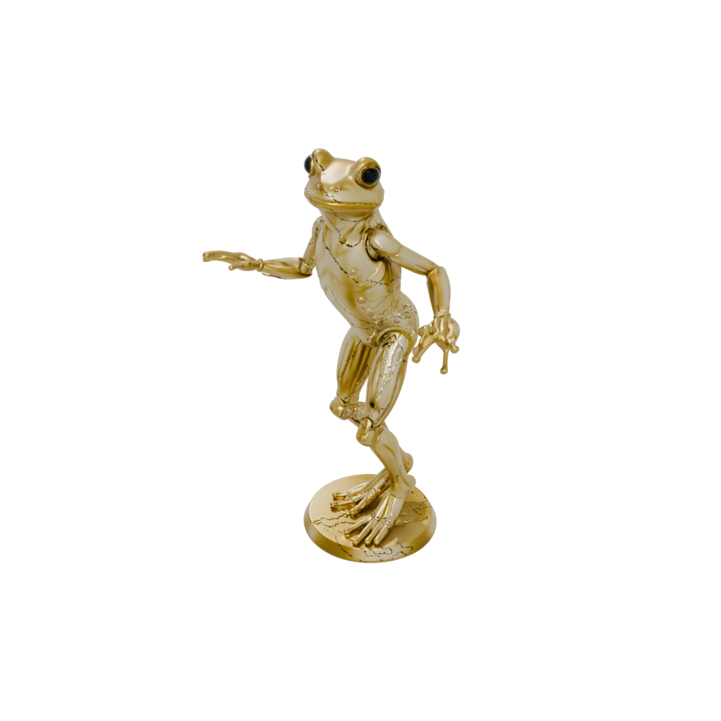 Gold Armored Flexi Tree Frog