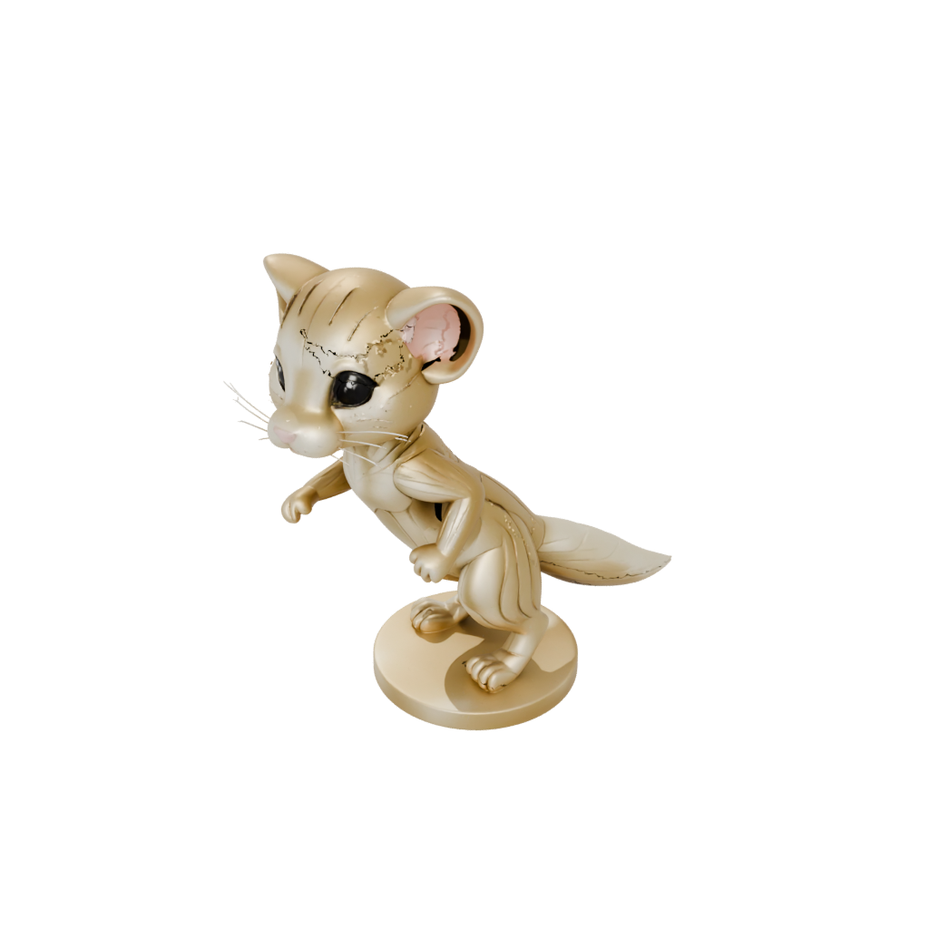 Gold Chibi Flexi Ferret