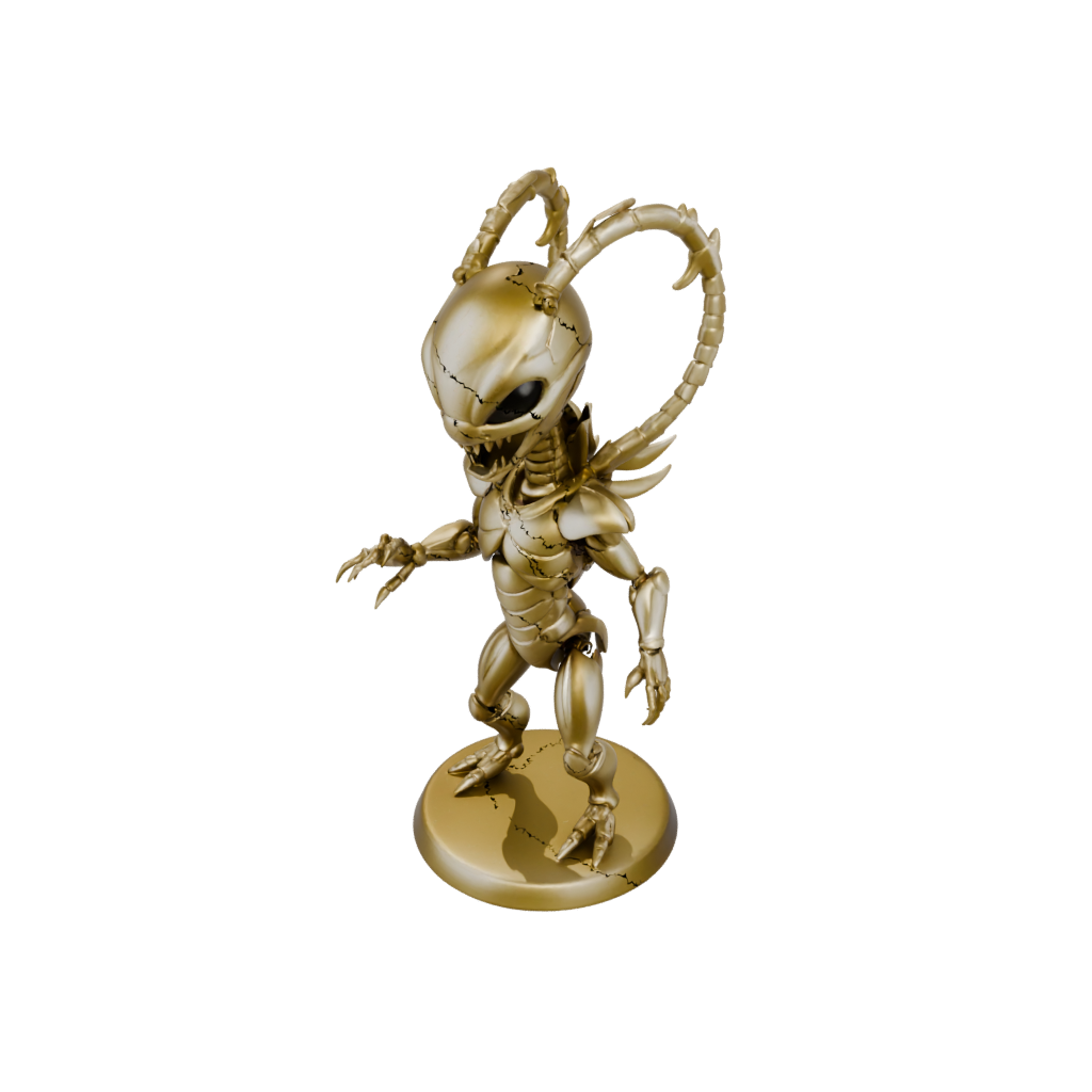 Gold Chibi Flexi Scorpion