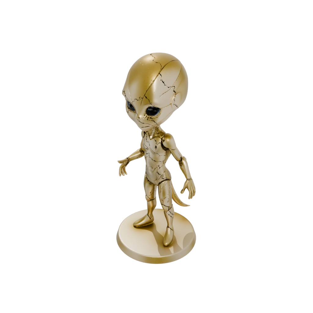 Gold Chibi Flexi Stingray
