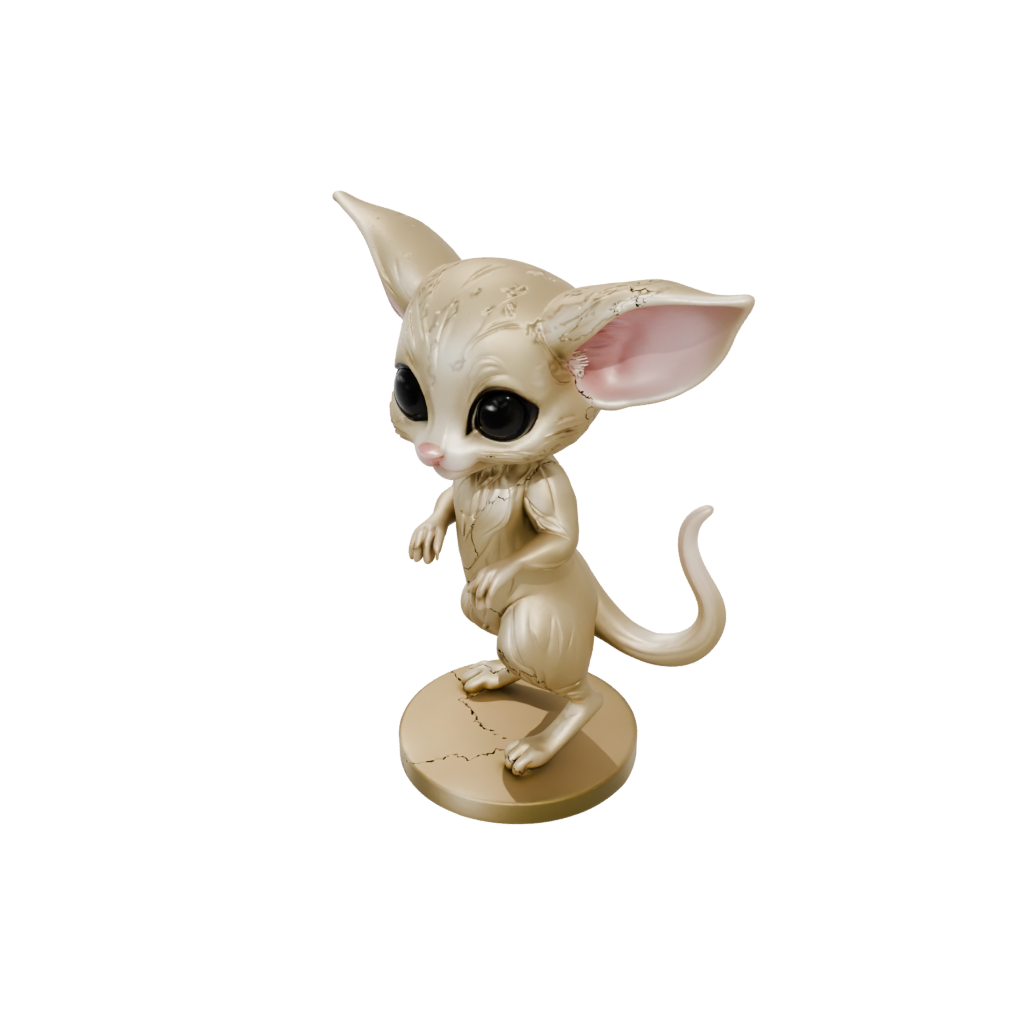 Gold Chibi Flexi Sugar Glider