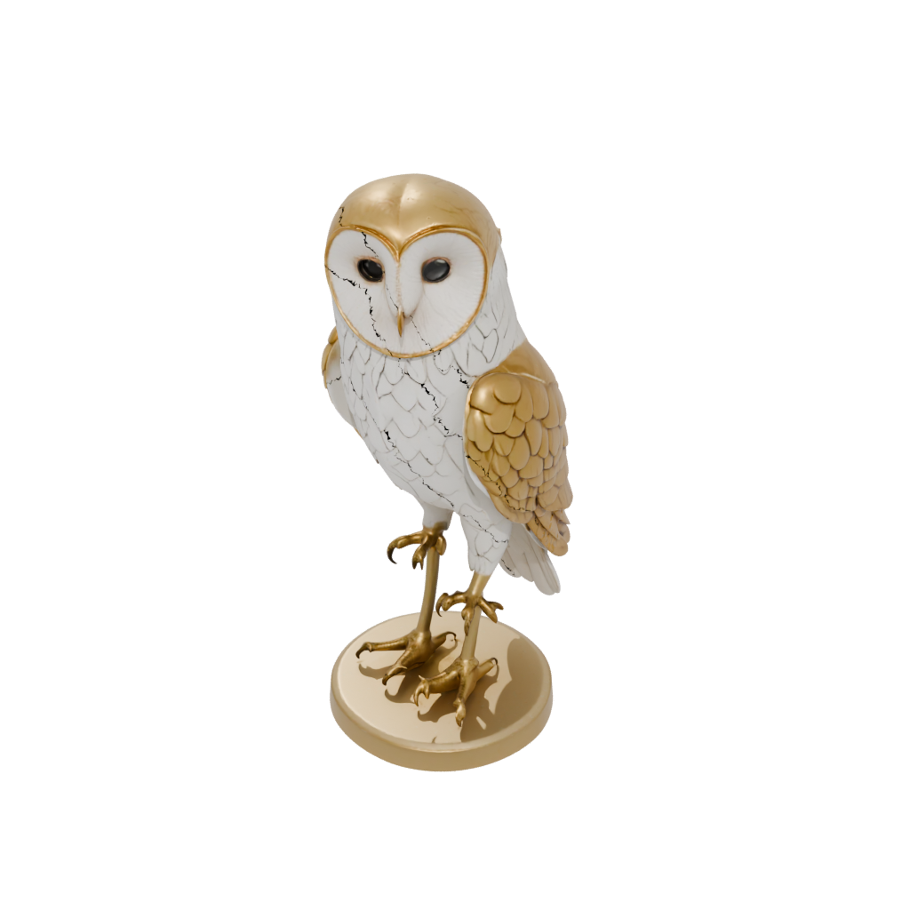 Gold Flexi Barn Owl