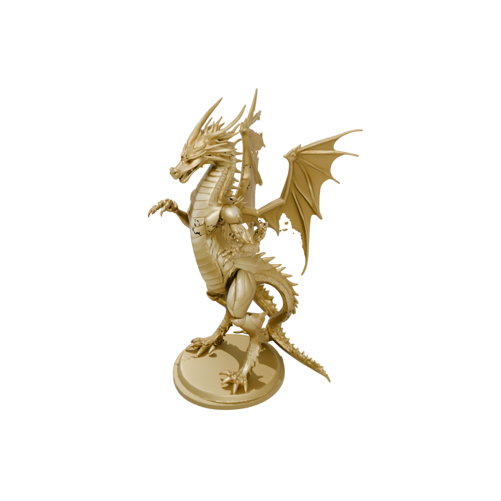 Gold Flexi Dragon