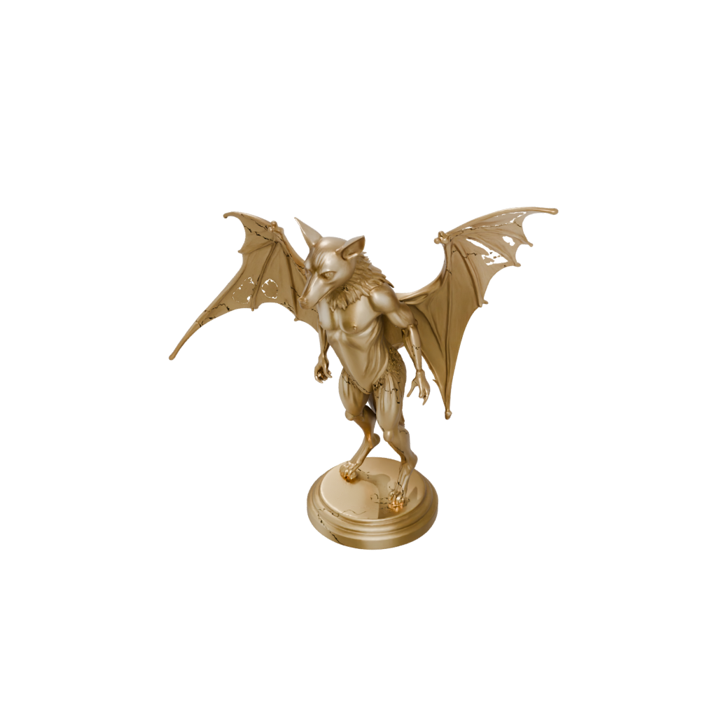 Gold Flexi Fruit Bat