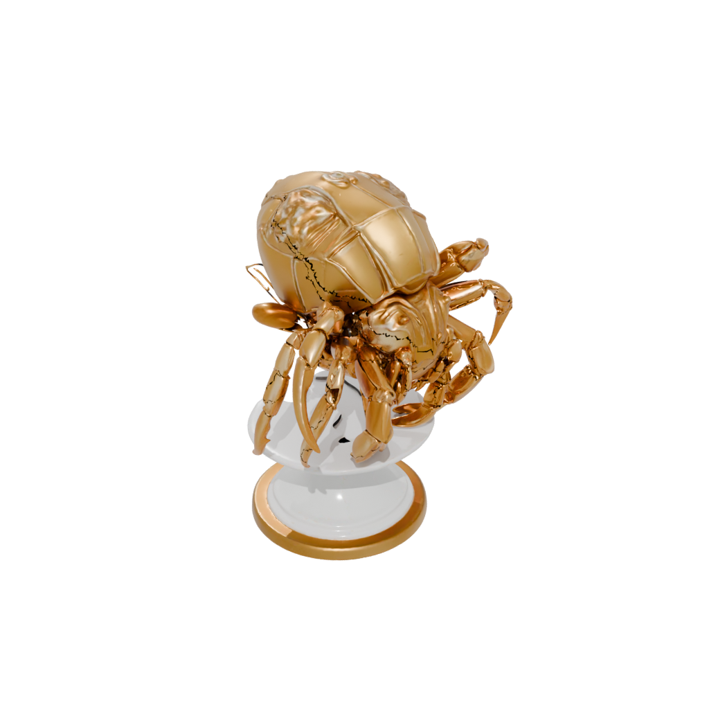Gold Flexi Hermit Crab