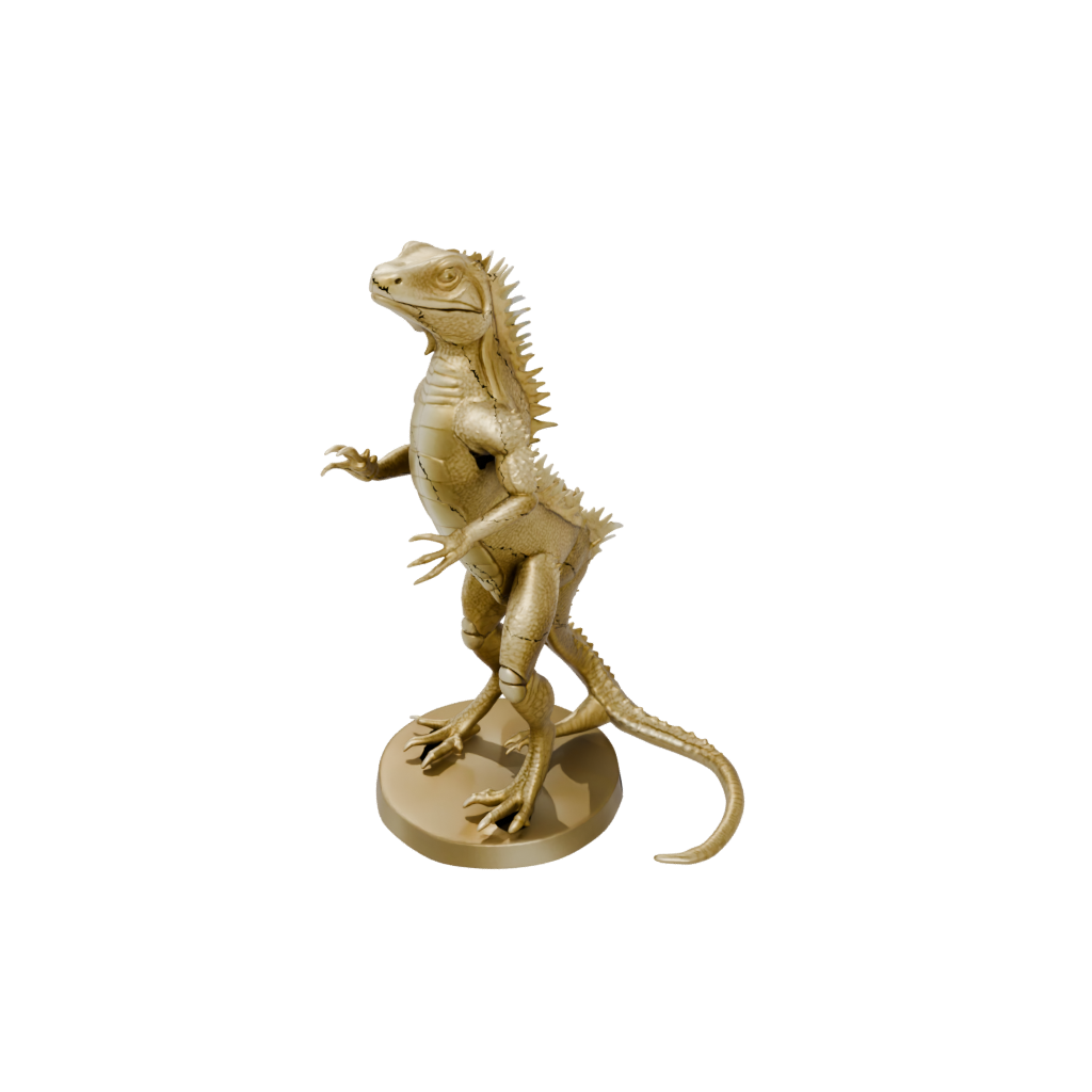 Gold Flexi Iguana