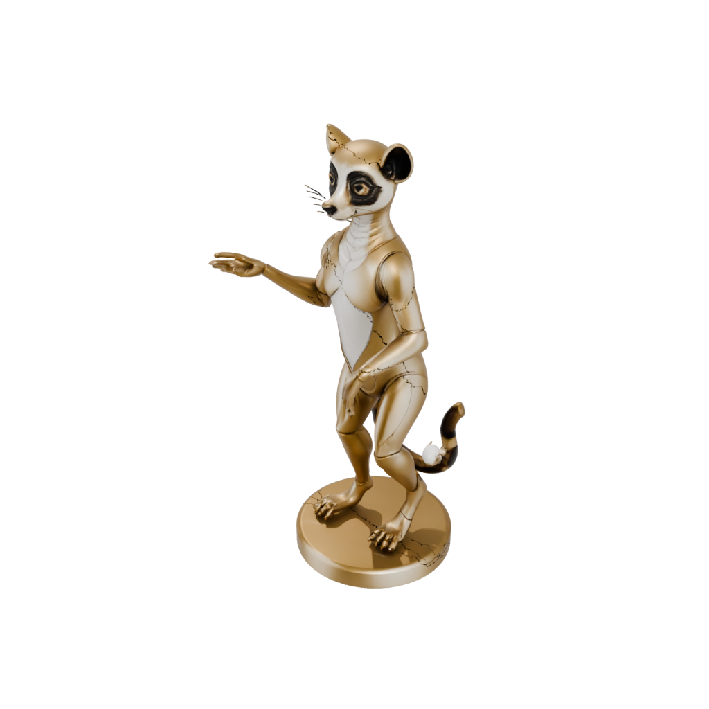 Gold Flexi Lemur