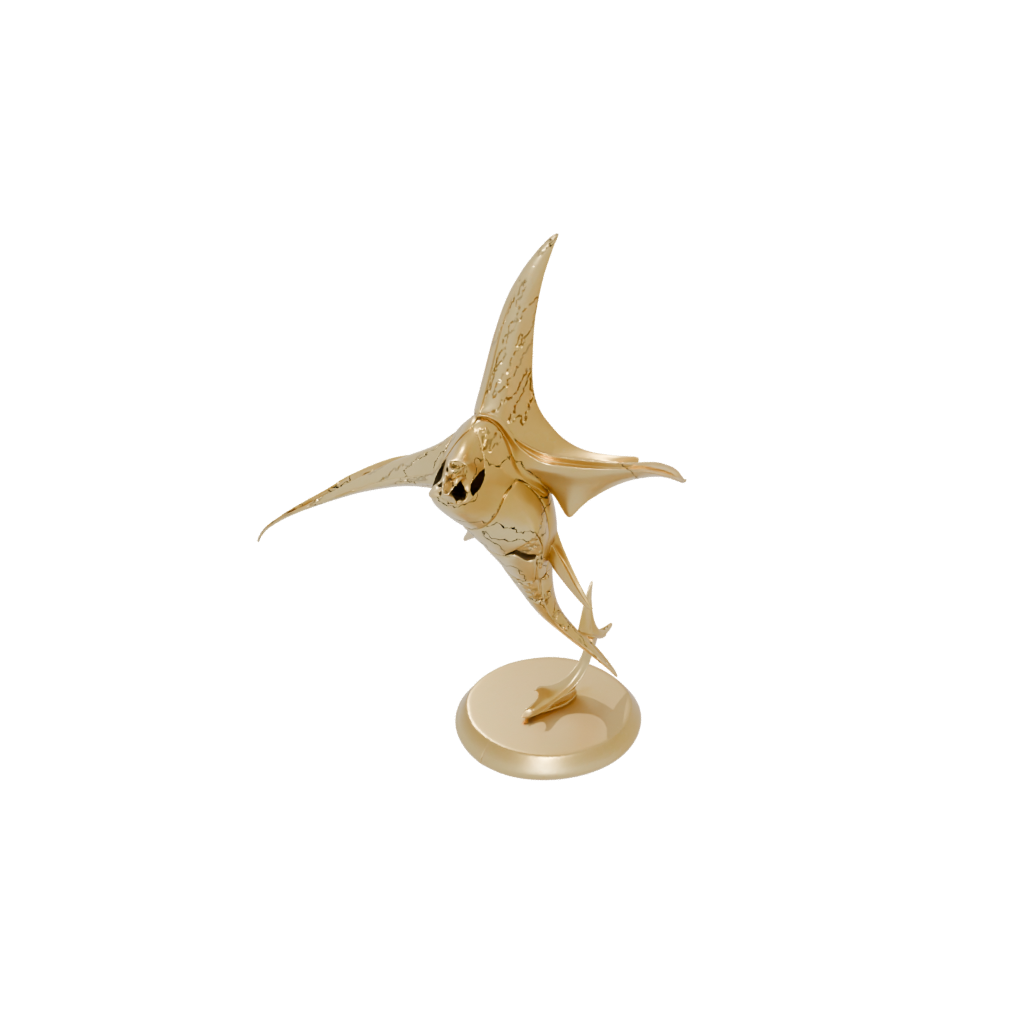 Gold Flexi Manta Ray