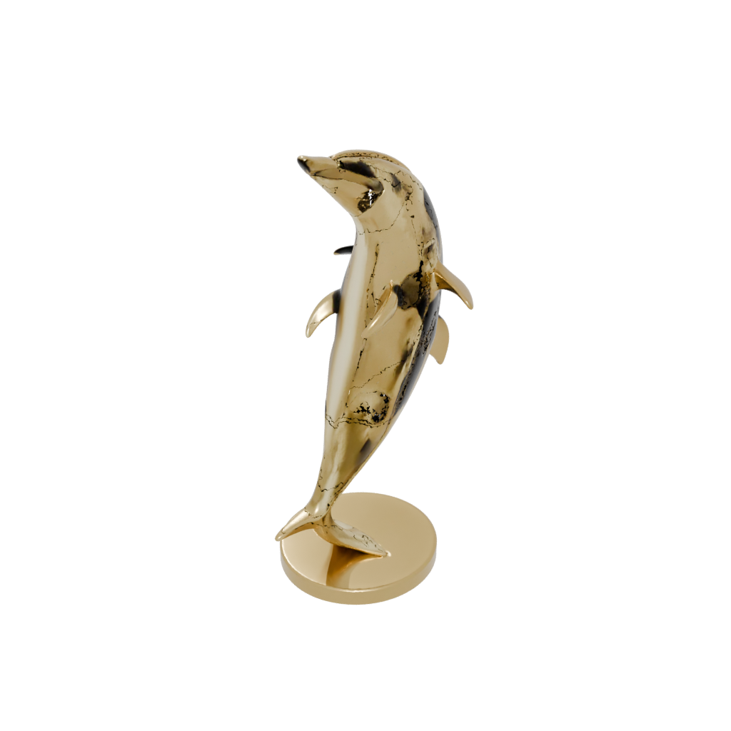 Gold Flexi Orca Whale