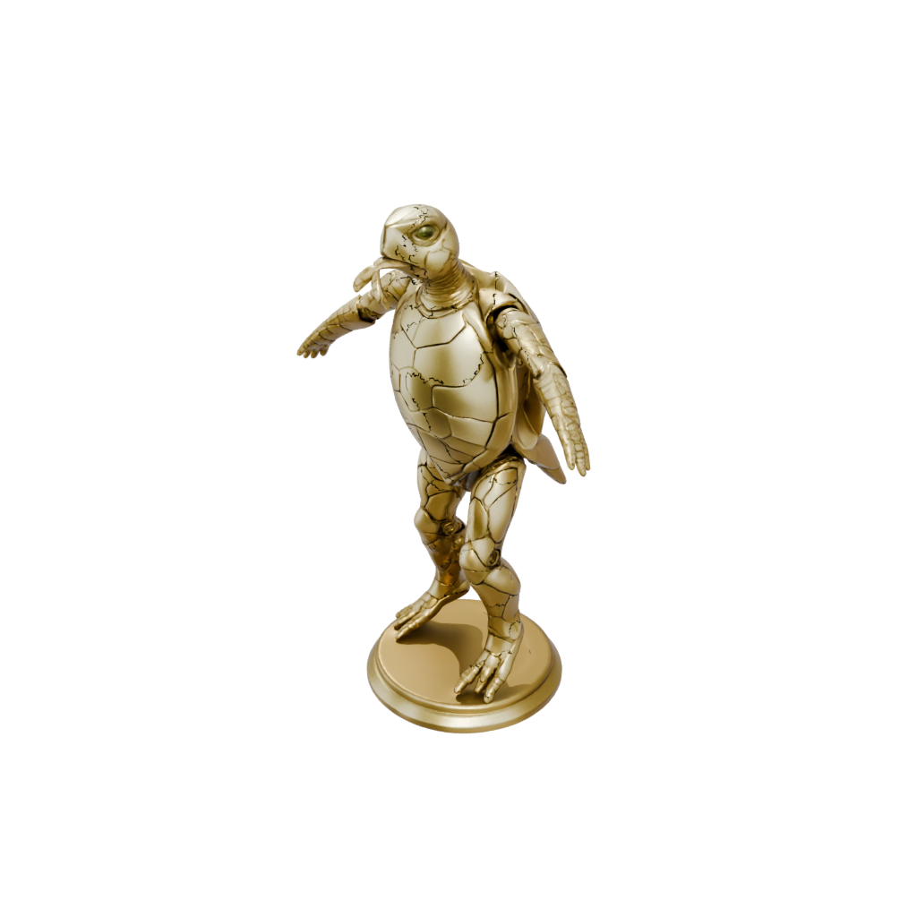 Gold Flexi Sea Turtle