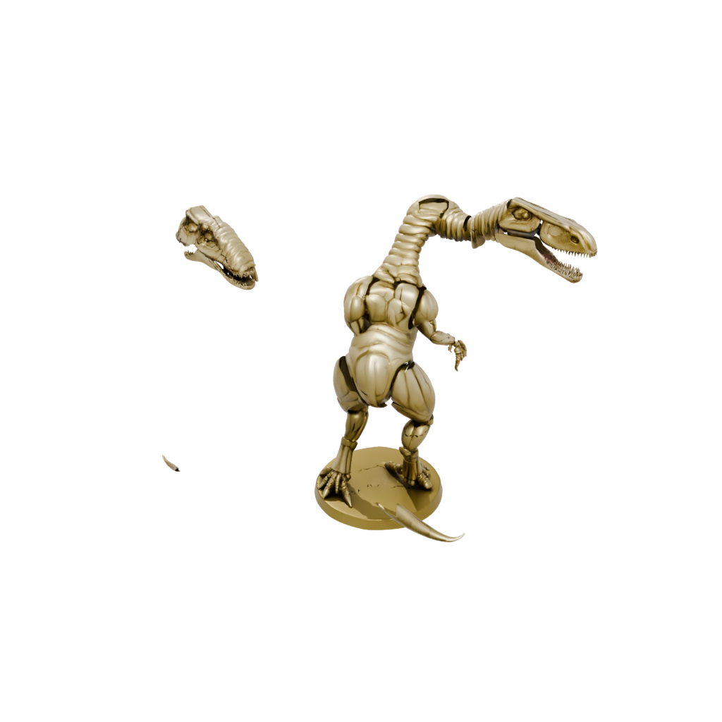 Gold Flexi Tyrannosaurus Rex