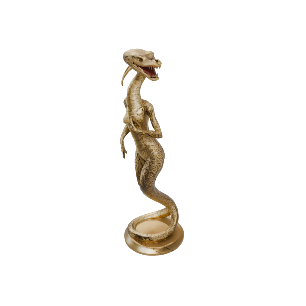 Gold Floral Flexi King Cobra