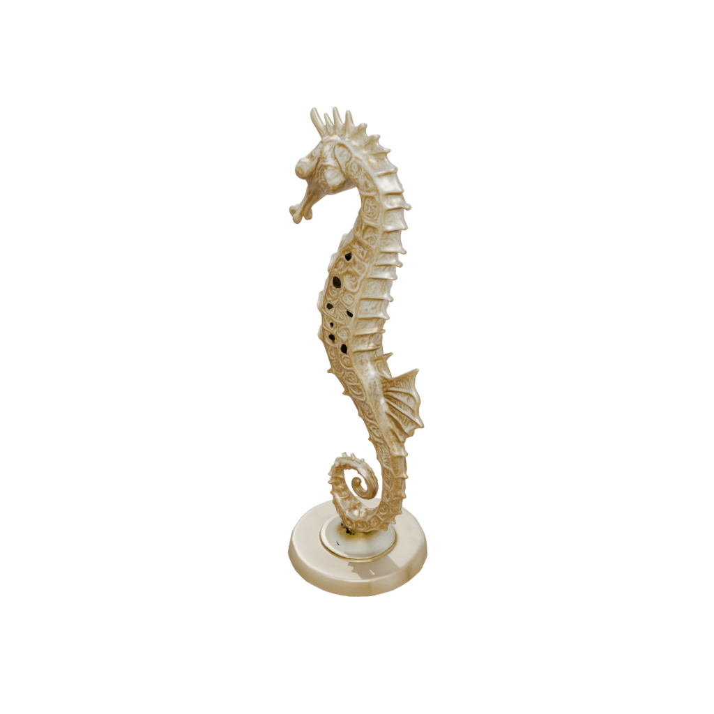 Gold Floral Flexi Seahorse