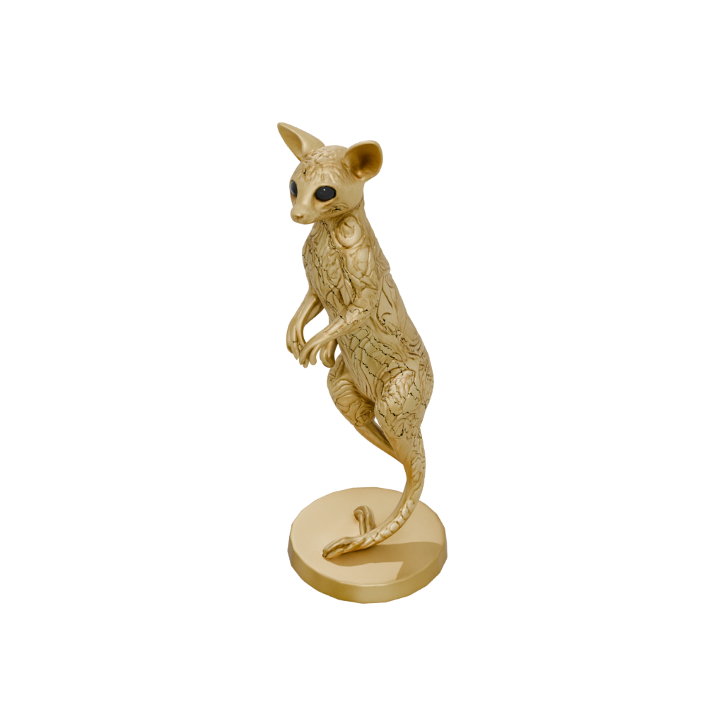 Gold Floral Flexi Sugar Glider