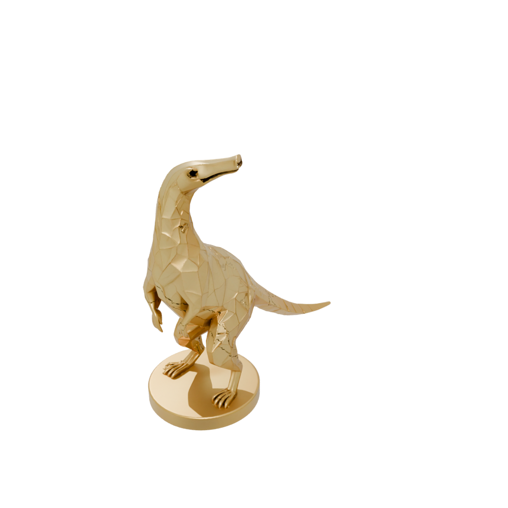 Gold Geo Flexi Anteater