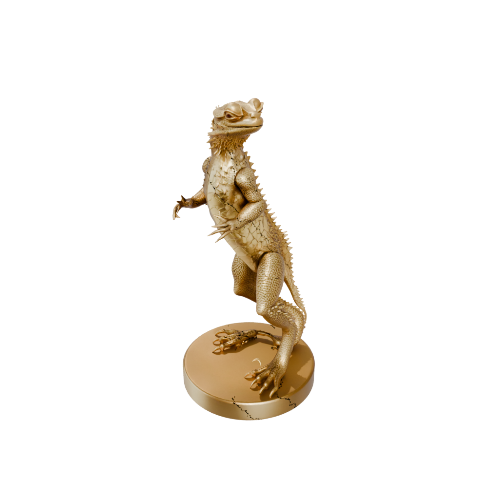 Gold Geo Flexi Bearded Dragon