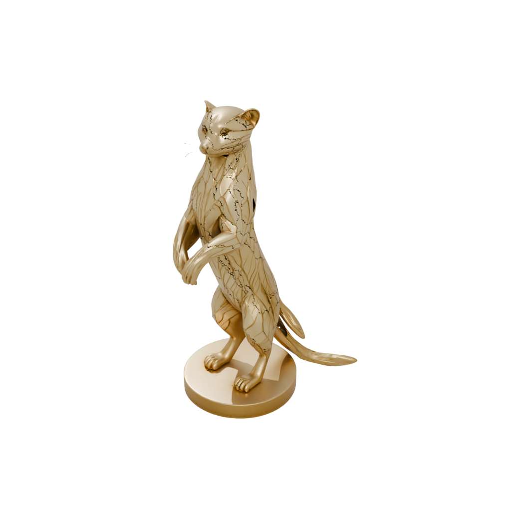 Gold Geo Flexi Ferret