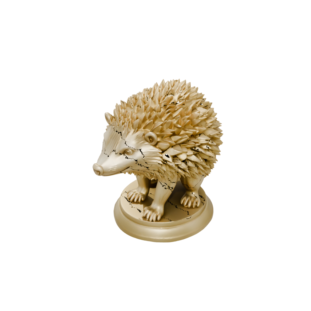Gold Geo Flexi Hedgehog