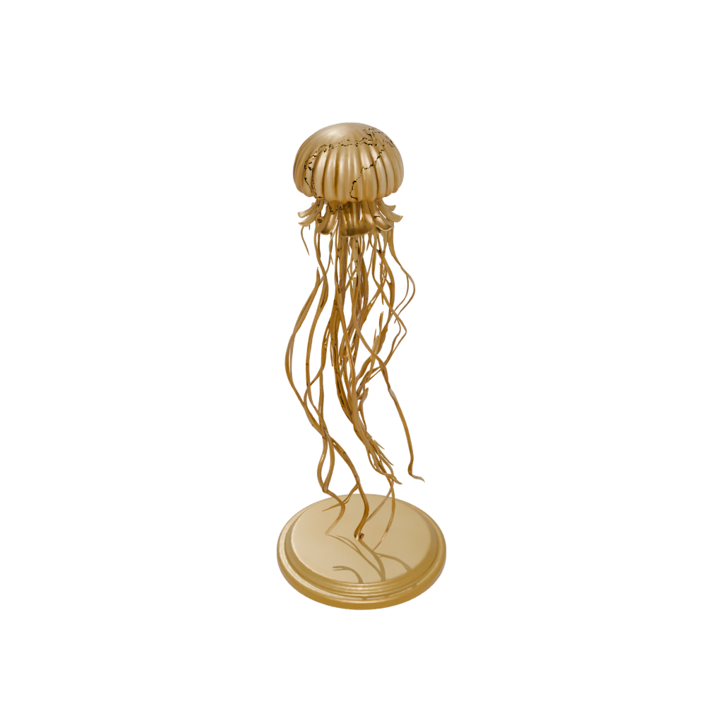 Gold Geo Flexi Jellyfish
