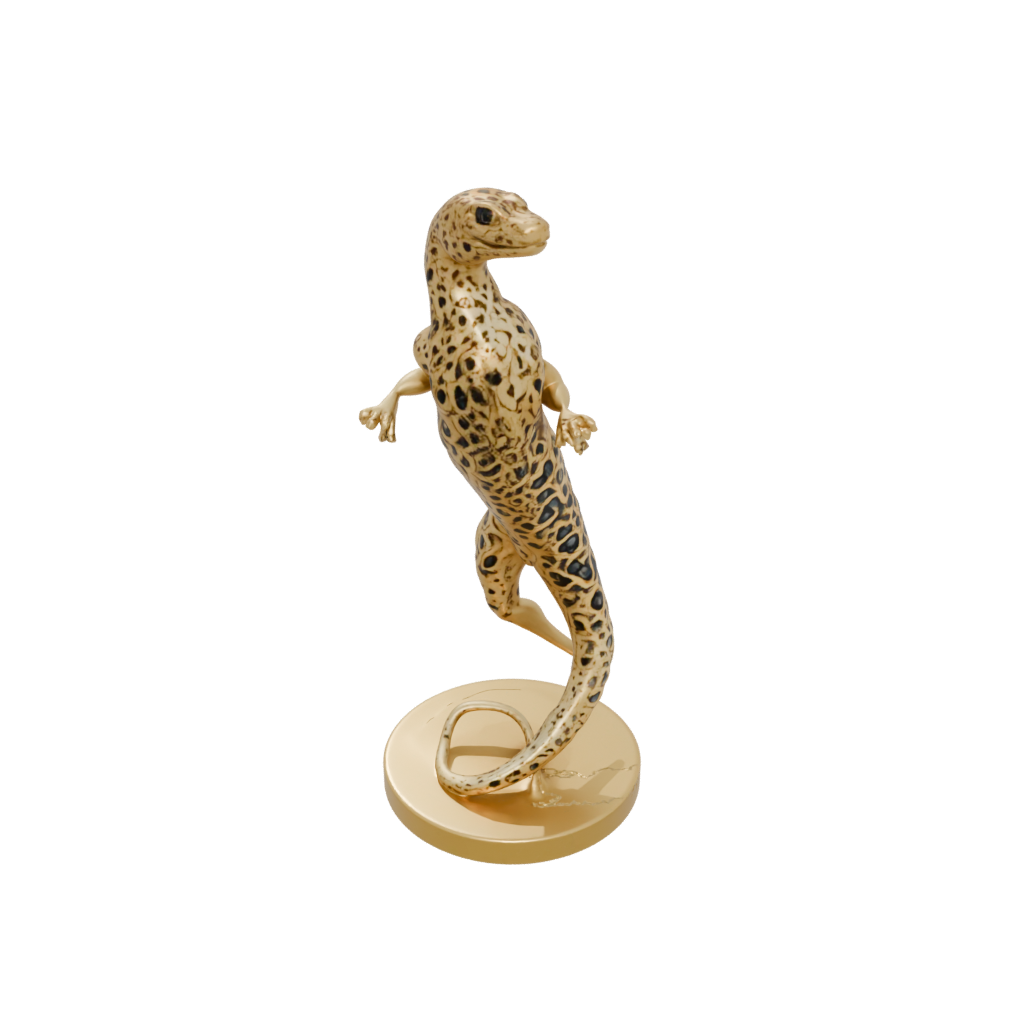 Gold Geo Flexi Leopard Gecko