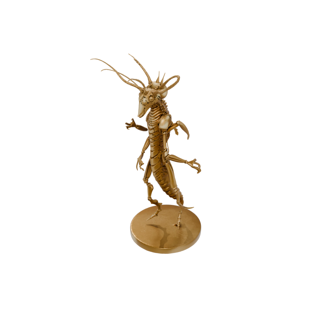 Gold Geo Flexi Mantis Shrimp